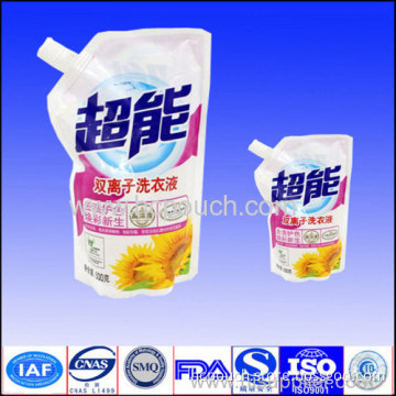 Stand Up Washing Power Bags With Spout 
